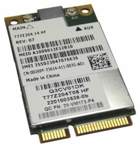 MiniPCIe WifiCard Dell DW5630